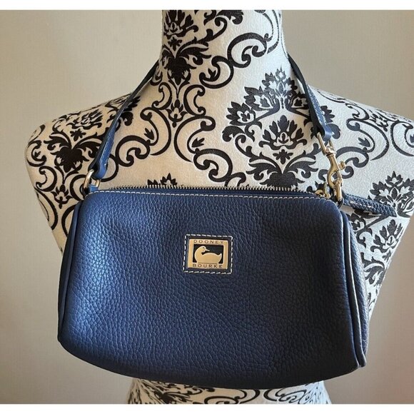 Dooney & Bourke Blue Mini Wallet Wrist Bag - Picture 1 of 8